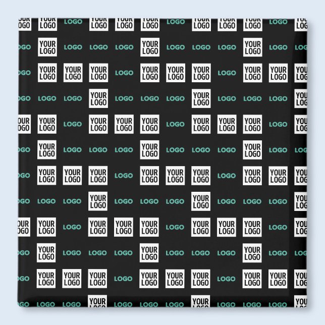 Ihr Logo oder Bild | Zig Zag Muster mit zwei Bilde Magnet (Von Creator hochgeladen)