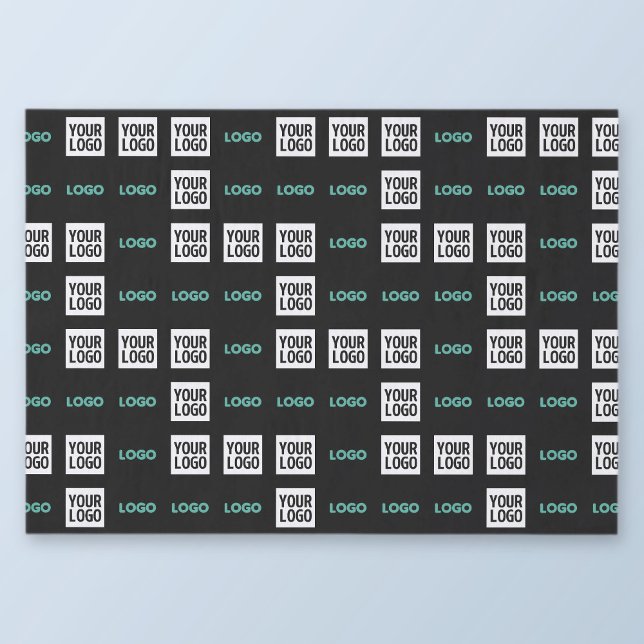 Ihr Logo oder Bild | Zig Zag Muster mit zwei Bilde Seidenpapier (Von Creator hochgeladen)