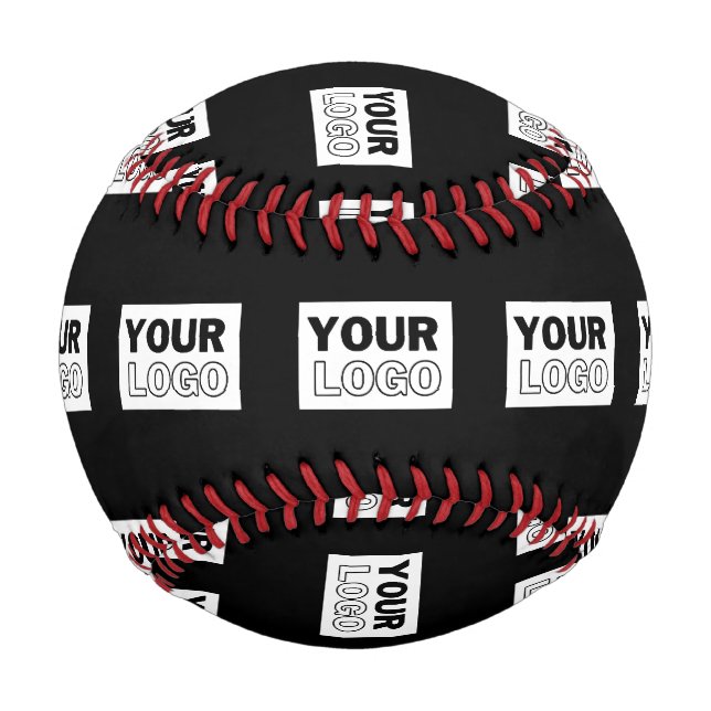 Ihr Logo oder Design | Bearbeitbarer Farbhintergru Baseball (Vorderseite)