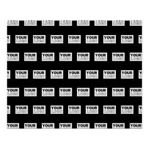 Ihr Logo oder Design Bearbeitbarer Farbhintergru Poster