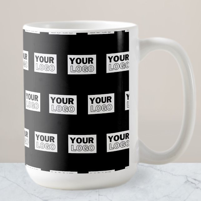 Ihr Logo oder Design | Hintergrund mit editierbare Kaffeetasse (Von Creator hochgeladen)