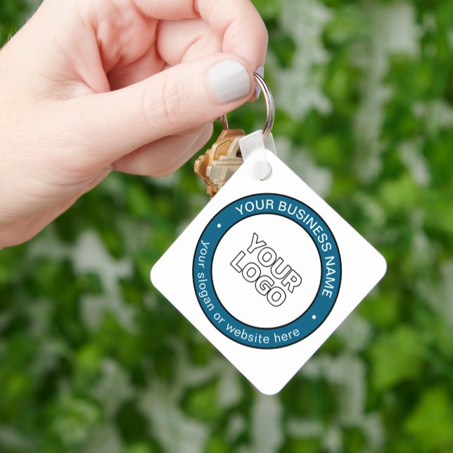 Ihr Logo oder Design und Ihr benutzerdefinierbarer Schlüsselanhänger (Hand)