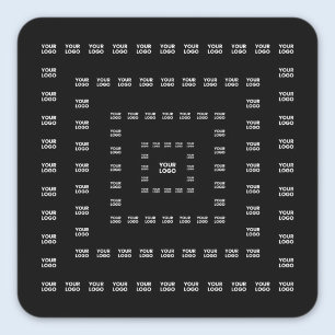 Ihr Logo oder ein beliebiges Design/Bild Quadrat Quadratischer Aufkleber