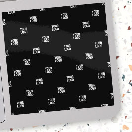 Ihr Logo oder ein Bild | Diagonale Streifen Aufkleber