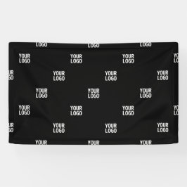 Ihr Logo oder ein Bild | Diagonale Streifen Banner