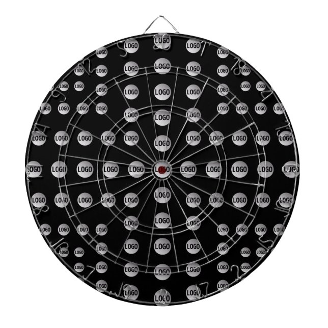 Ihr Logo oder ein Bild | Einzigartiges modernes Mu Dartscheibe (vorne)