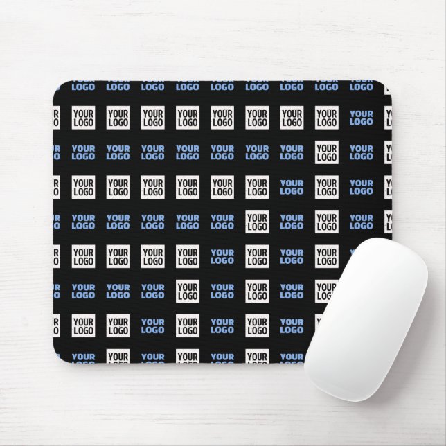 Ihr Logo oder hochgeladenes Bild | Geometrisches M Mousepad (Mit Mouse)