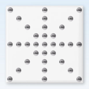 Ihr Logo oder jedes hochgeladene Bild   Star Patte Magnet
