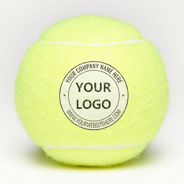 Ihr Logo Personalisierte Tennisbälle (Vorderseite)