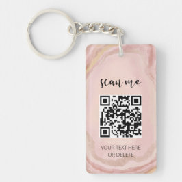 Ihr Logo QR Code Business Berufliches Marketing Schlüsselanhänger