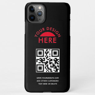 Ihr Logo & QR Code Geschäftswerbung iPhone Cas iPhone 11Pro Max Hülle