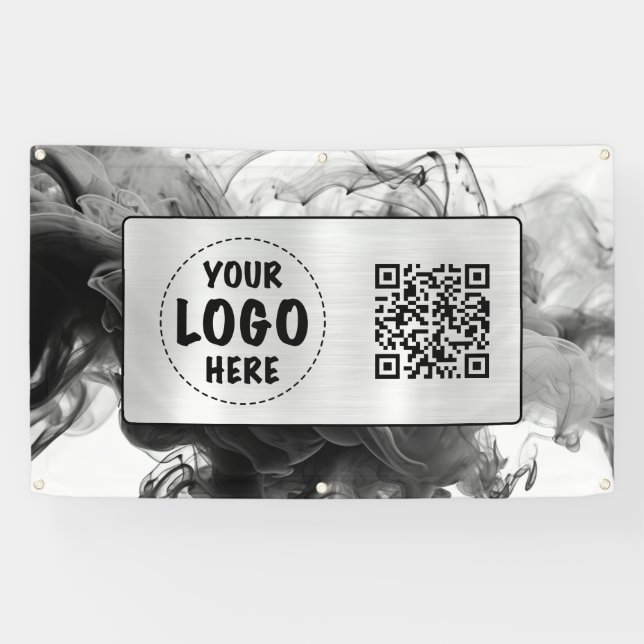 Ihr Logo Smokey Gothic Monochrome Banner (Horizontal)