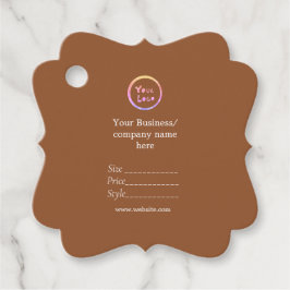 Ihr Logo Social Media QR-Code Geschenkanhänger