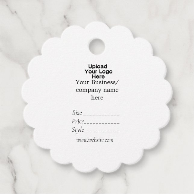 Ihr Logo Social Media QR-Code Geschenkanhänger (Vorderseite)