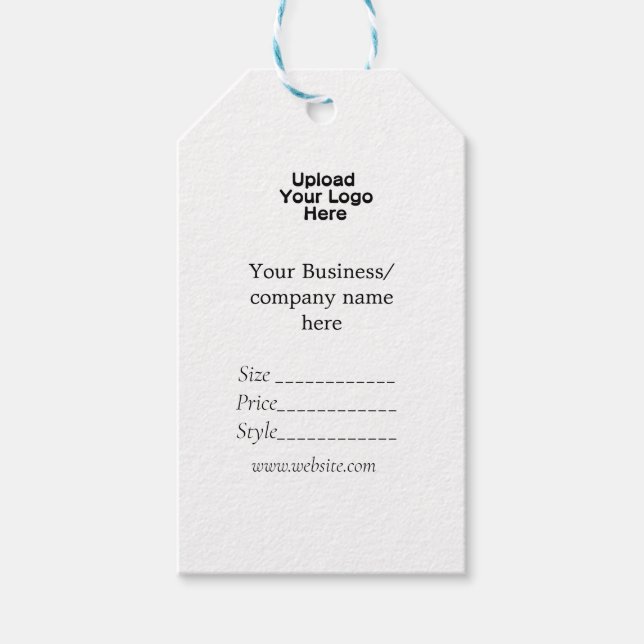 Ihr Logo Social Media QR-Code Geschenkanhänger (Vorderseite)