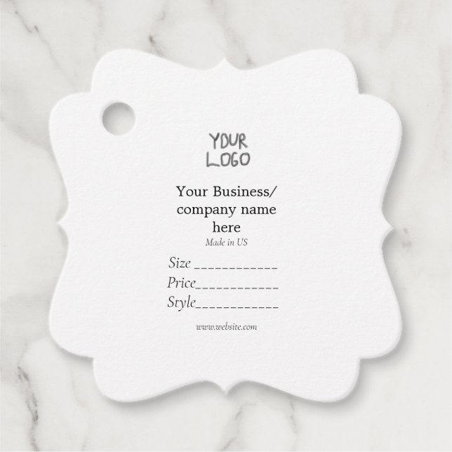 Ihr Logo Social Media QR-Code Geschenkanhänger (Vorderseite)