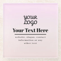 Ihr Logo & Text | Pink & Peach Ombre