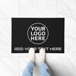 IHR LOGO & TEXT Willkommen benutzerdefinierten Rug Fußmatte