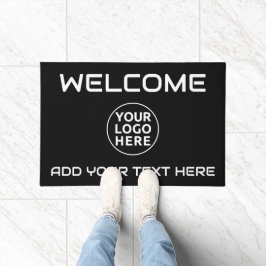 IHR LOGO & TEXT Willkommen Kundenspezifischer Rug  Fußmatte
