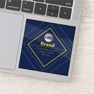Ihr Logo und anpassbares Design Template Aufkleber