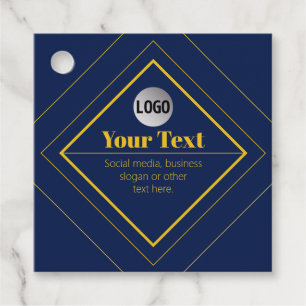 Ihr Logo und anpassbares Design Template Geschenkanhänger