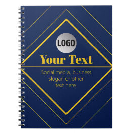 Ihr Logo und anpassbares Design Template Notizblock