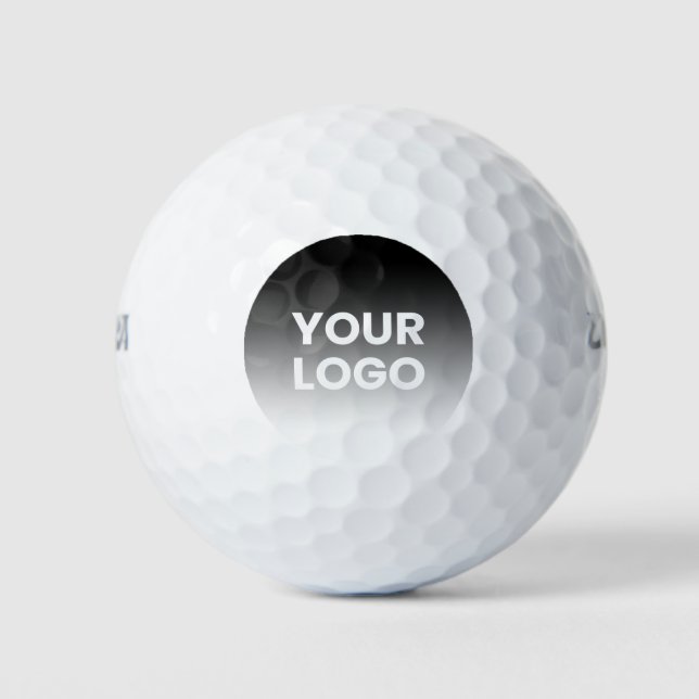 Ihr Logo und die moderne Farbskala Golfball (Vorderseite)