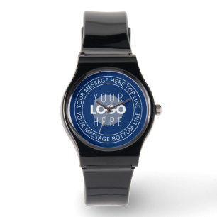 Ihr Logo und Ihr benutzerdefinierbarer Circle Text Armbanduhr