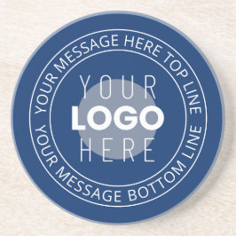 Ihr Logo und Ihr benutzerdefinierbarer Circle Text Getränkeuntersetzer