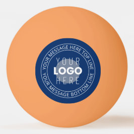 Ihr Logo und Ihr benutzerdefinierbarer Circle Text Tischtennisball
