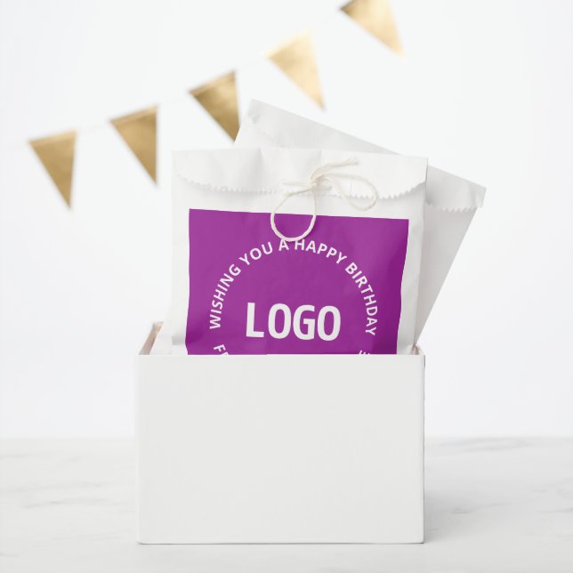 Ihr Logo und Ihr benutzerdefinierter Text | Herzli Geschenktütchen (Party)