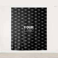 Ihr Logo und Ihr mehrfarbiges Logo im Hintergrund 