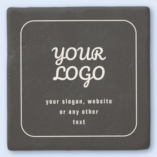 Ihr Logo und Ihr Slogan oder ein anderer Text | Sc Steinuntersetzer (Von Creator hochgeladen)