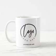 Ihr Logo und Ihre Website Anpassbare Kaffee-Tasse