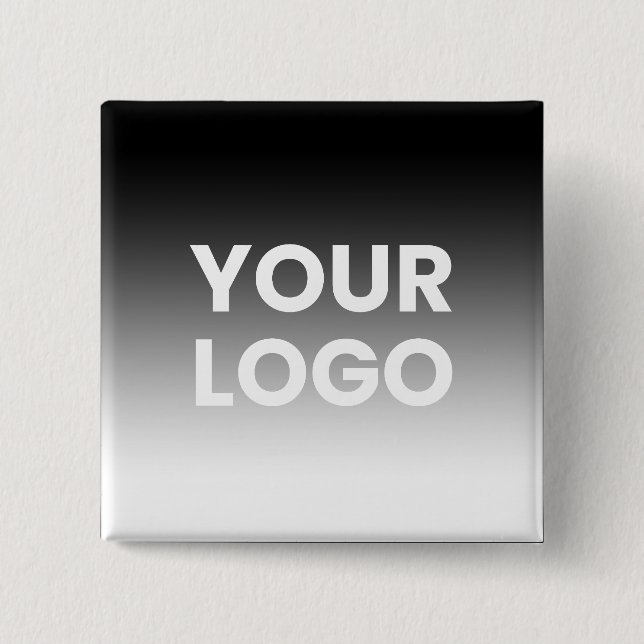 Ihr Logo und moderner, editierbarer Farbverlauf Button (Vorderseite)