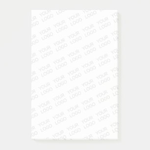 Ihr Logo wird automatisch aufgehellt und wiederhol Post-it Klebezettel