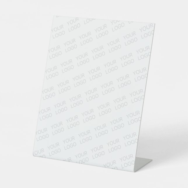 Ihr Logo wird automatisch hell und wiederholt Sockelschild (Vorderseite)