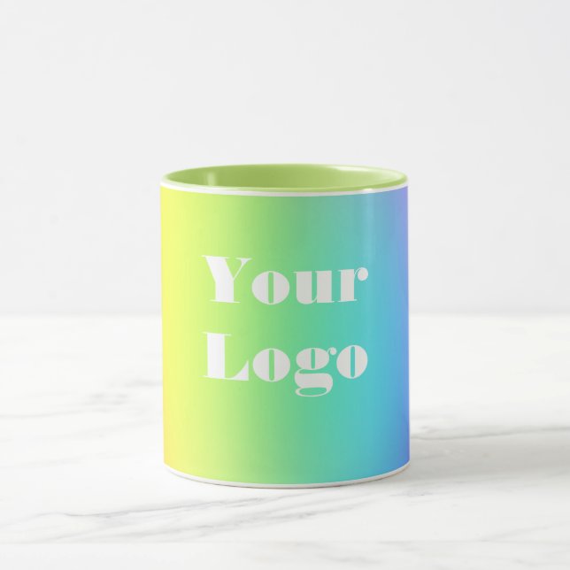Ihr Logo wird rot angezeigt Tasse (Zentrum)