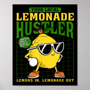Ihr lokaler Limonadenverkäufer Lustiger Limonadens Poster