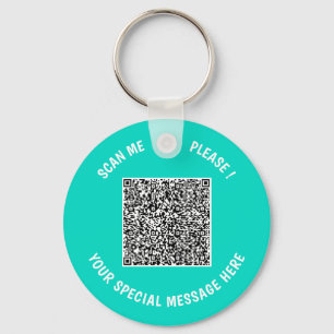 Ihr lustiger QR-Code-Schlüsselanhänger Beispiel In Schlüsselanhänger