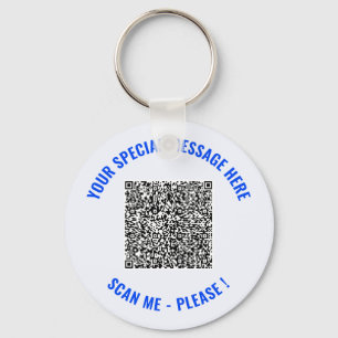 Ihr lustiger QR-Code-Schlüsselanhänger mit individ Schlüsselanhänger