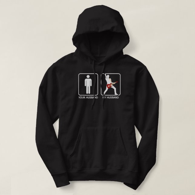 Ihr Mann, mein Mann Hoodie (Design vorne)