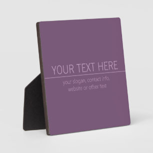 Ihr Marken- oder Firmenname Modern Violettrosa  Fotoplatte