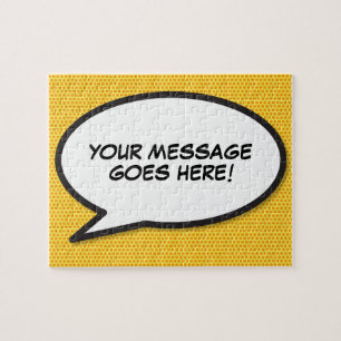 Ihr Message Speech Bubble Fun Retro Comic Book