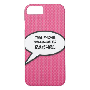 Ihr Message Speech Bubble Fun Retro Comic Book Case-Mate iPhone Hülle