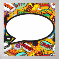 Ihr Message Speech Bubble Fun Retro Comic Book
