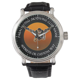Ihr mit Fallschirm abspringenverein-oder Skydiving Armbanduhr