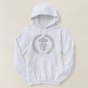 Ihr Monogramm bis 3 zur Bestickter Hoodie