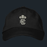 Ihr Monogramm Personalisiert Bestickte Baseballkappe<br><div class="desc">Mit Monogramm,  individuell anpassbare Kappe,  die Sie mit Ihrem eigenen Monogramm einfach personalisieren können,  KOSTENLOS aus Ricaso.</div>