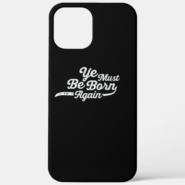 Ihr müsst wieder Geboren sein Case-Mate iPhone Hülle (Rückseite)
